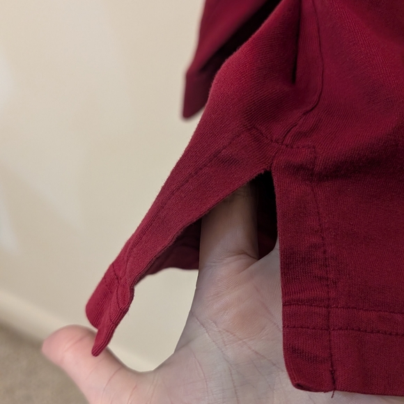 Lacoste Men's Red Classic Fit Long Sleeve Polo Shirt Size 5/ Large - Picture 4 of 8